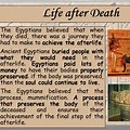 Egyptian Afterlife Lesson Year 5