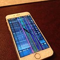 Electrical Discharge iPhone Screen Display