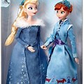 Elsa and Anna Barbie Dolls
