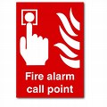 Emergency Call Point Alarm Sign
