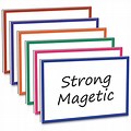 Erasable Magnetic Name Plates