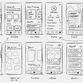 Example of Wireframe Sketches