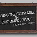 Extra Mile Customer Service Examples
