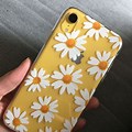Floral iPhone Cases Pastel Yellow
