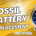 Fossil Rectangle Face Battery Replacement