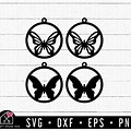 Free Lotus Earring SVG