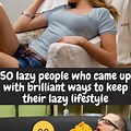 Funny Lazy People with ICT