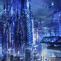 Futuristic City Dual Screen Wallpaper