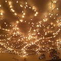 Galaxy Ceiling with Fairy Lights
