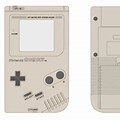 Game Boy Template Front and Back