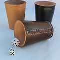 Genuine Leather Dice Cup