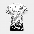 Glass Shatter T-Shirt Art