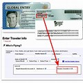 Global Entry TSA PreCheck Number
