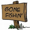 Gone Fishing Sign Tom and Jerry