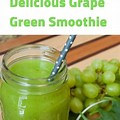 Green Apple and Grape Smoothie