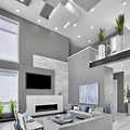 Grey Modern Home Interior