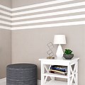 Grey Wall with White Thin Stripes
