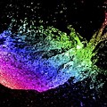 HD Rainbow Splash Wallpaper