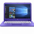 HP Laptop Purple and Gold