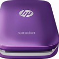 HP Sprocket Printer Purple