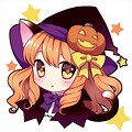Halloween Anime Girl Drawing