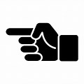 Hand Pointing Left Icon