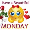 Happy Monday Smiley-Face Emoji