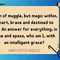 Harry Potter Riddles and Answers