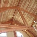 Heavy Timber Truss with Gambrel Roof
