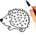 Hedgehog Drawing for Kids