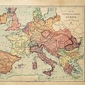 Historical Map of Europe 1890