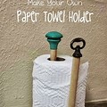 Homemade Paper Towel Holder