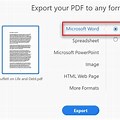 How Do I Convert a PDF to Word in Adobe