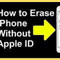 How to Erase iPhone without Apple ID
