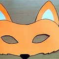 How to Make a Paper Fox Mask