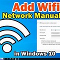 How to Manually Connect to Wi-Fi Windows 1.0