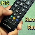How to Reset Samsung TV Remote Control