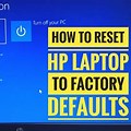 How to Reset the HP Laptop