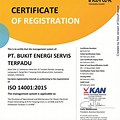 ISO 17025 Indonesia Certificate
