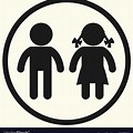 Image with Laptop Icon with Boy or Girl
