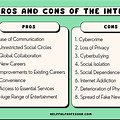 Internet Pros and Cons List