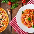 Italian Food Buffet Pizza Pasta