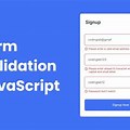 JavaScript Form Validation with Error Message