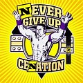 John Cena Never Give Up 4K Wallpaper