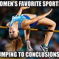 Jumping Track Girl Meme