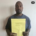 Kanye West Holding Up Paper Meme