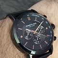 Kenneth Cole Black Leather Watch