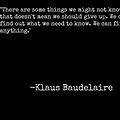 Klaus Baudelaire Quotes