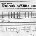 Lap Steel Technical Drawing