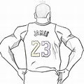 LeBron James Coloring Pages Lakers